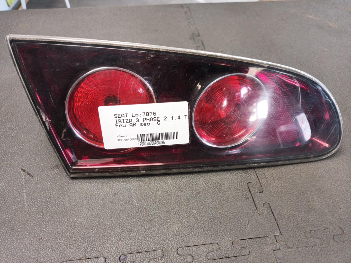 Feu arriere secondaire gauche (feux) SEAT IBIZA 3 PHASE 2 Diesel - 1