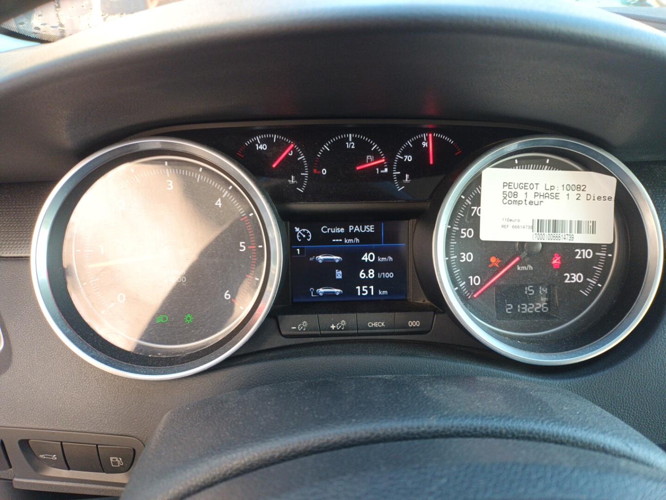 Compteur PEUGEOT 508 1 PHASE 1 Diesel - 1