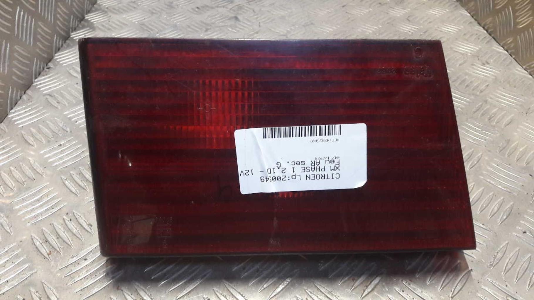 Feu arriere secondaire gauche (feux) CITROEN XM PHASE 1 Diesel - 1