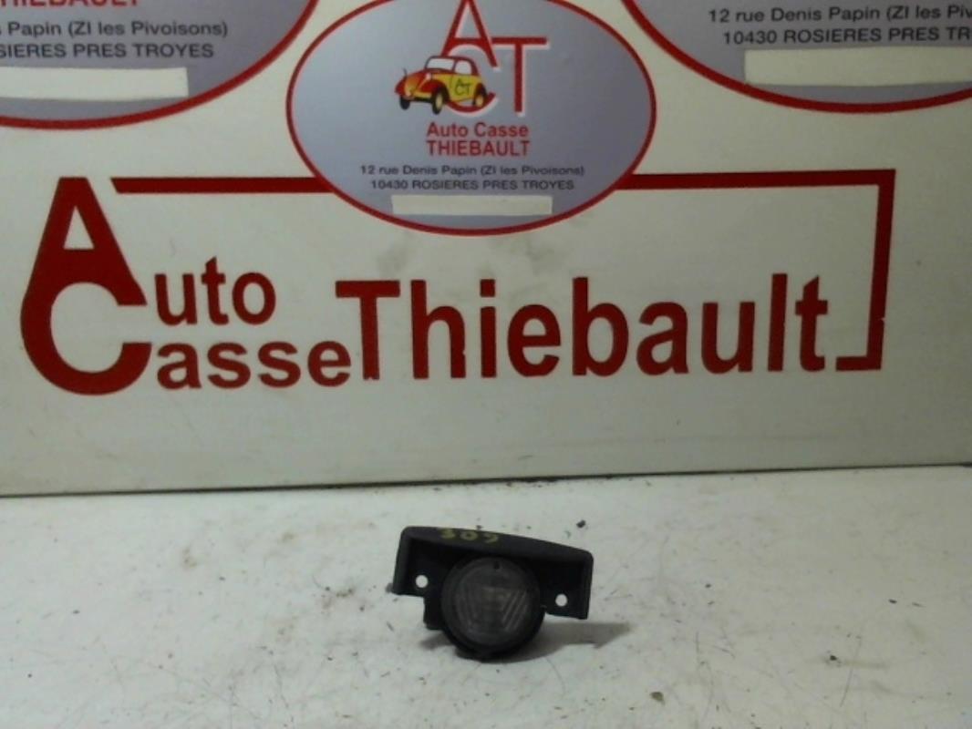 Eclairage de plaque