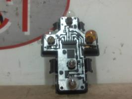 Base portalampade fanale posteriore destro