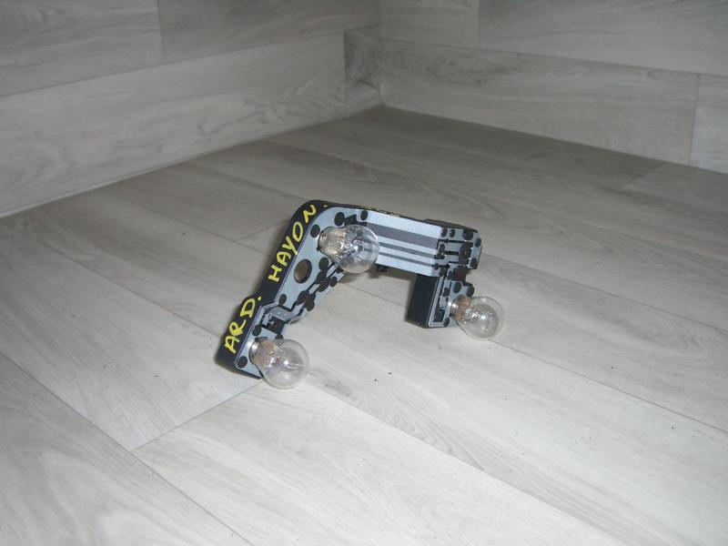 Base portalampade fanale posteriore destro
