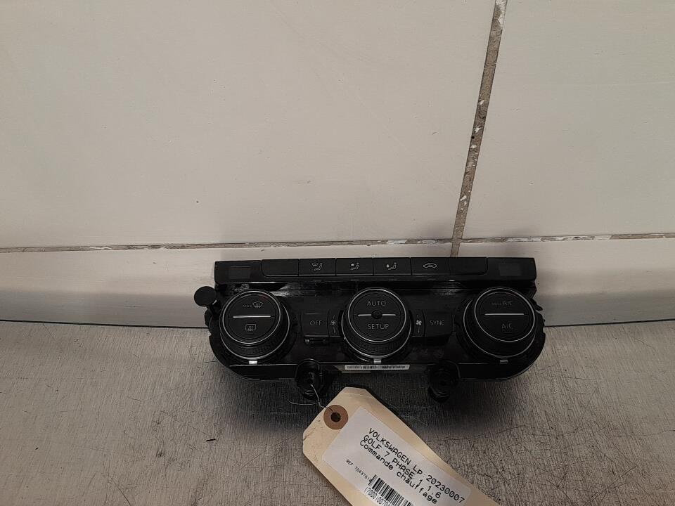 Commande chauffage VOLKSWAGEN GOLF 7 PHASE 1  - 1