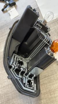 Base portalampade fanale posteriore destro