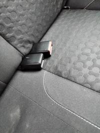 Attache ceinture arriere gauche