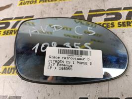 Glace retroviseur droit